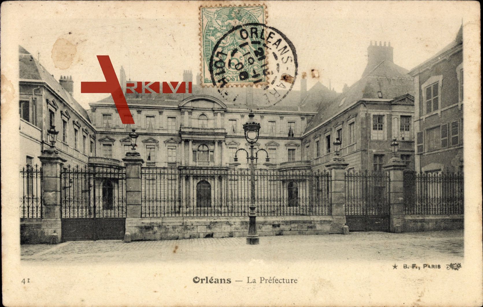 Orléans Loiret, La Préfecture, Blick von außen auf das Gebäude