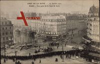 Paris, Inondation, Janvier 1910, Hochwasser, Seine, Vue de la Gare de Lyon
