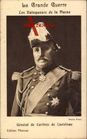 Französischer General Noël de Castelnau, Erster Weltkrieg, Uniform