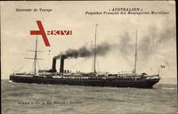 Souvenir de Voyage, Messageries Maritimes, Paquebot Australien