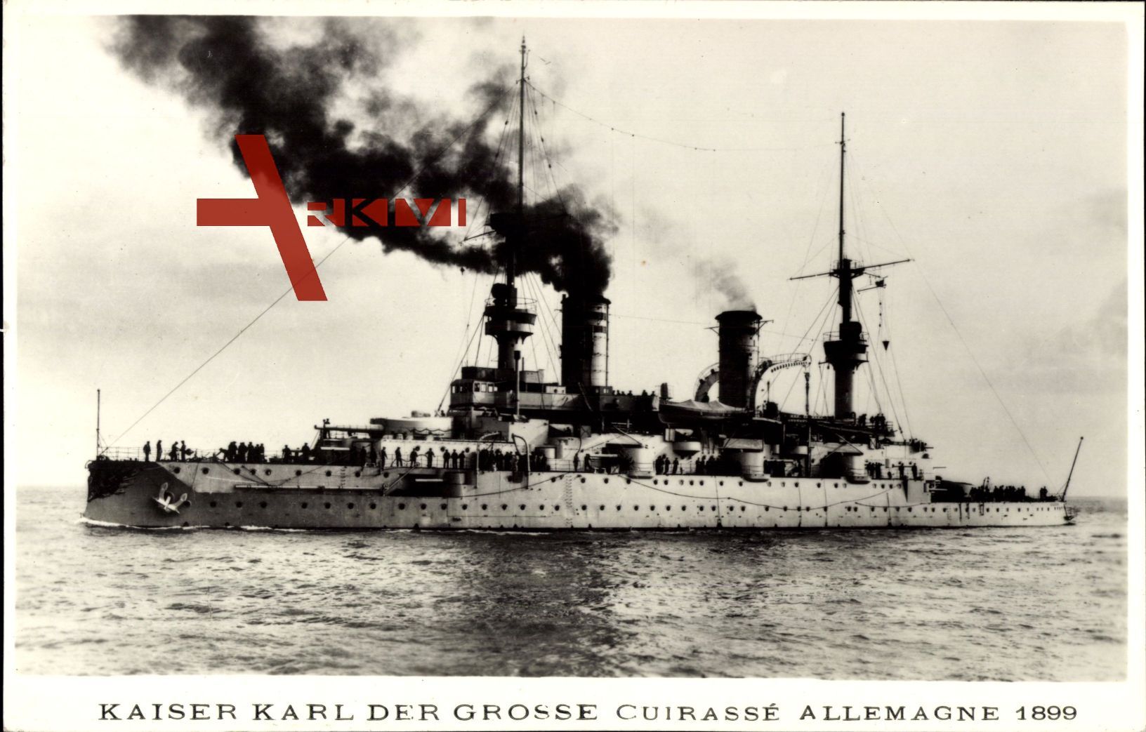 Kriegsschiff Kaiser Karl der Große, Cuirassée Allemagne 1899