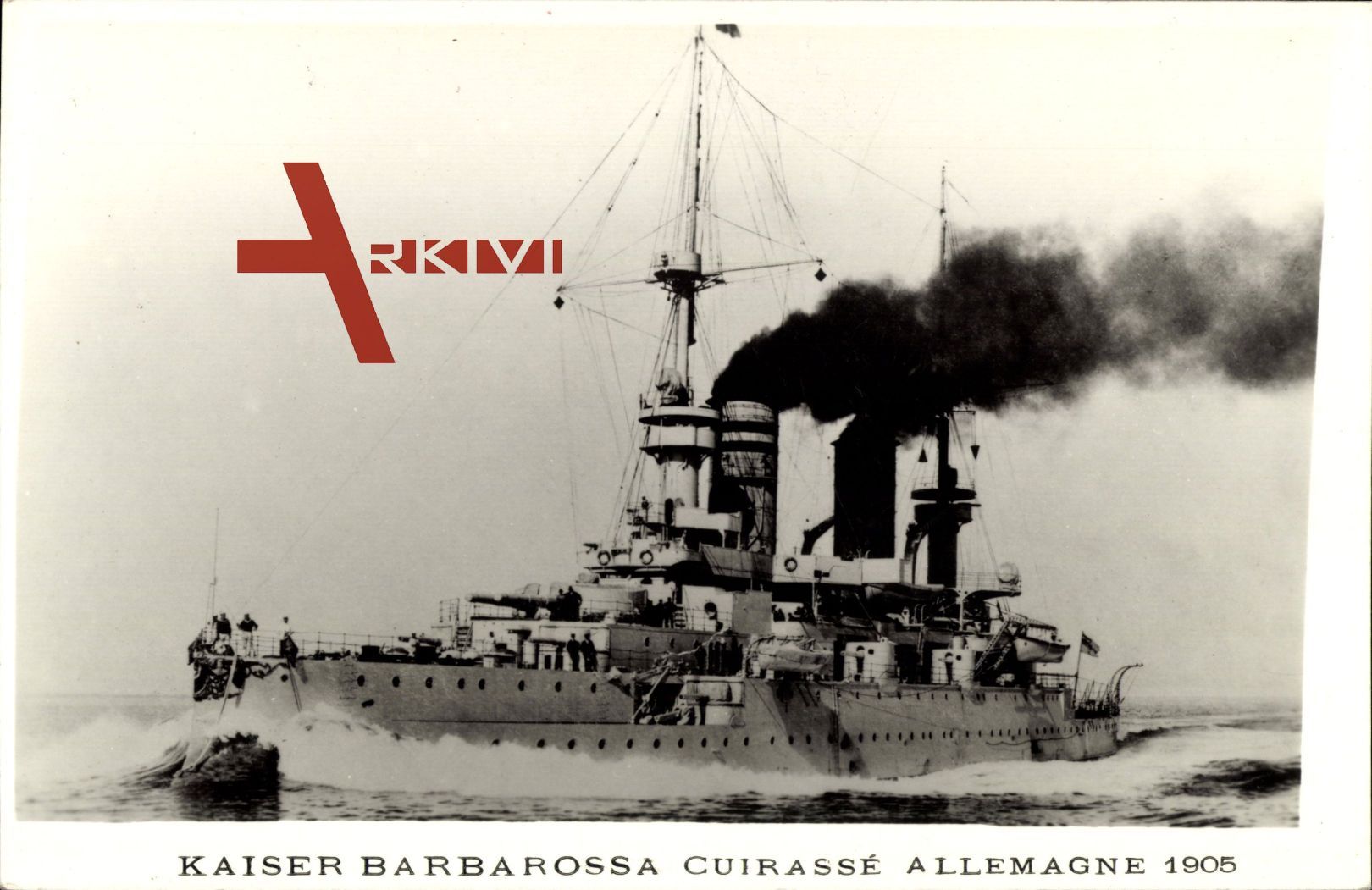Kriegsschiff Kaiser Barbarossa, Cuirassée Allemagne 1905