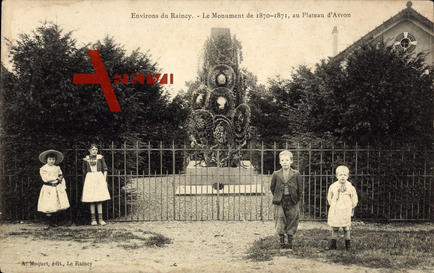 Le Raincy Seine Saint Denis, Le Monument de 1870 - 1871, Plateau d'Avron