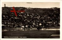 Radebeul Kötzschenbroda, Blick auf die Lößnitz und die Ortschaft