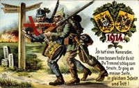 Ich hatt' einen Kameraden.., 1914, Deutschland, Österreich, Kriegspropaganda