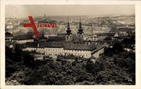 Praha Prag, Abtei Strahov, Totalansicht, Umgebung, Glockentürme