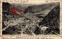 Morez Jura, vue générale prise du viaduc des Grottes
