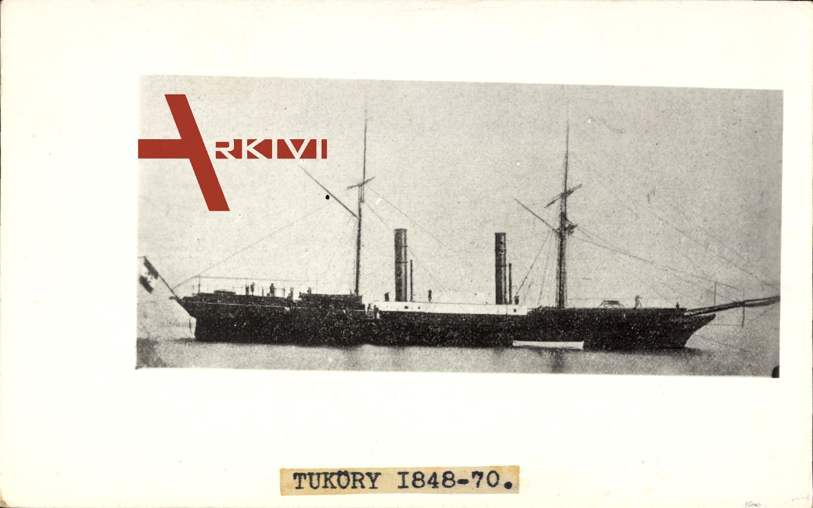 Italienisches Kriegsschiff, Tuköry, 1848 bis 1870