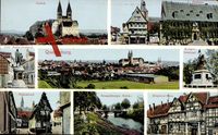 Quedlinburg, Schloß, Finkenherd, Klopstock Haus, Rathaus, Total