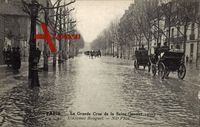 Paris, Inondation de la Seine, Janvier 1910, L'Avenue Bosquet