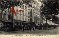 Saint Denis Seine Saint Denis, Avenue de Paris, quartier Porte de Paris