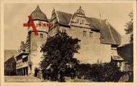 Quedlinburg Harz, Partie im Schlosshof des Schlosses