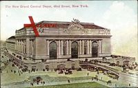 New York City USA, The New Grand Central Depot, 42nd Street