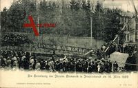 Friedrichsruh Aumühle, Beisetzung des Fürsten Bismarck, 18 März 1899