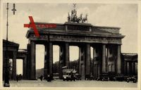 Berlin, Blick auf das Brandenburger Tor am Pariser Platz, Quadriga
