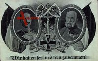 Wir halten fest und treu zusammen, Kaiser Wilhelm II., Franz Josef