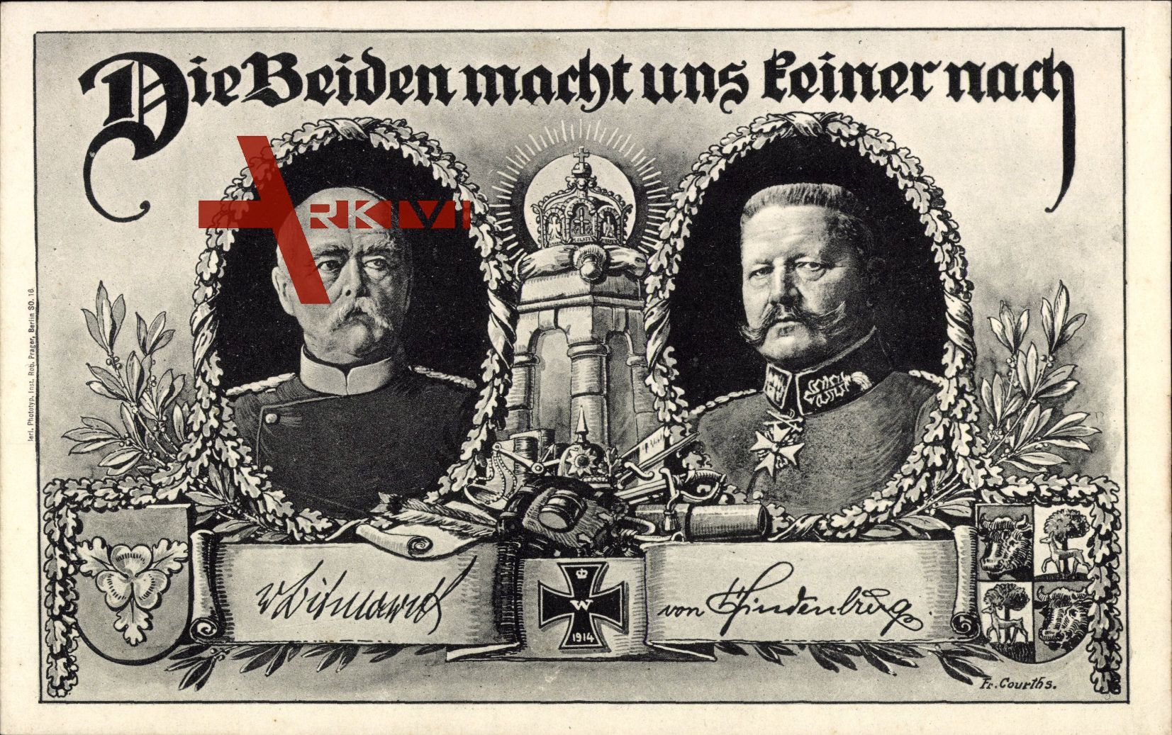 Fürst Otto von Bismarck, Generalfeldmarschall Paul von Hindenburg