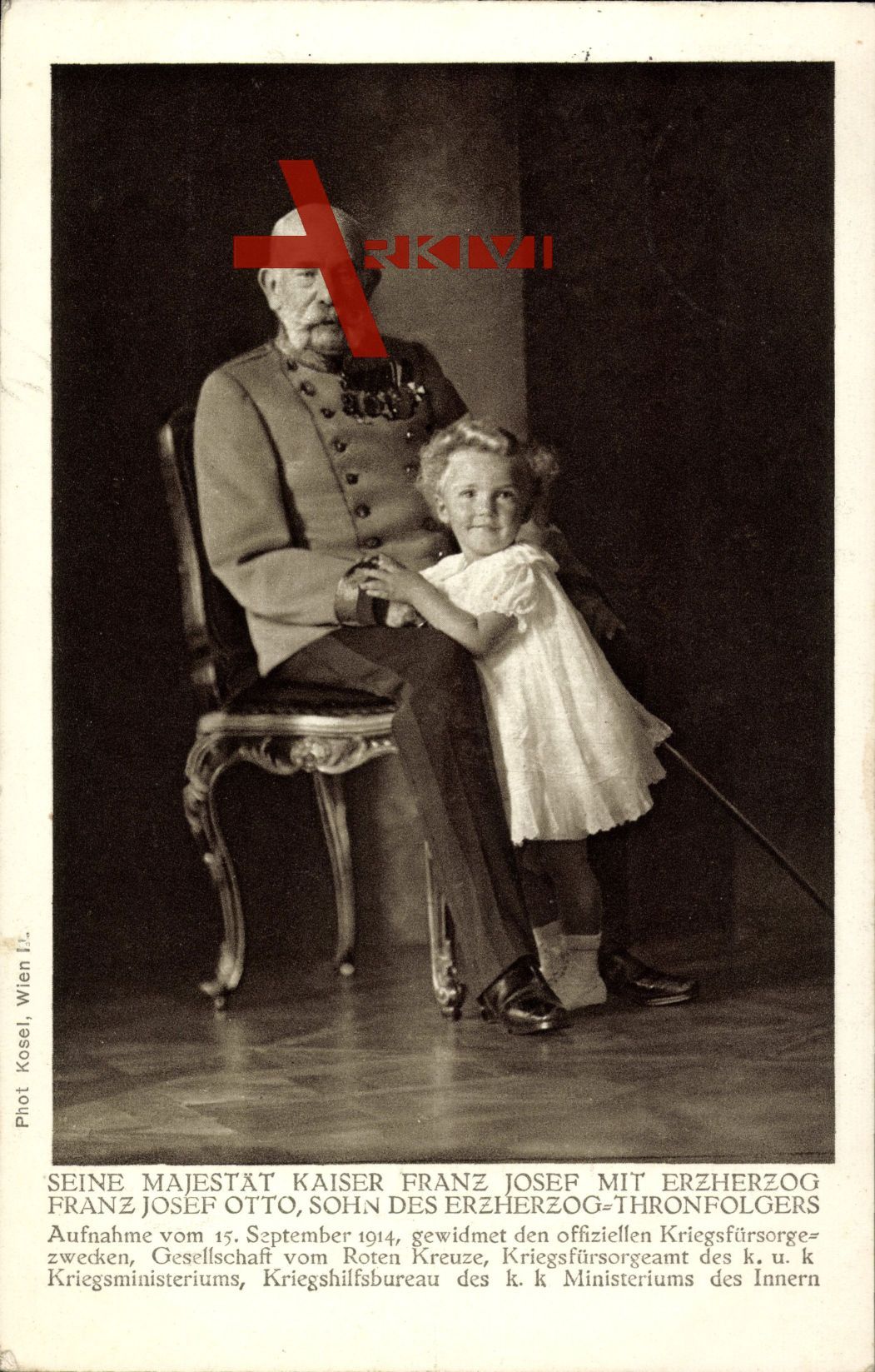 Kaiser Franz Joseph I., Erzherzog Franz Josef Otto