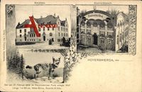 Hoyerswerda Kreis Bautzen, Kreishaus, Elektrizitätswerk, Wolf von 1904