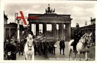 Berlin, Brandenburger Tor, Aufziehen der Wache, Wehrmacht, Polizei