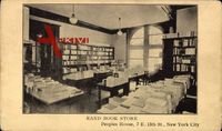 New York City USA, Rand Book Store, Peoples House, 7 E, 15th St.