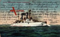 S.M.S. Barbarossa, Großes Linienschiff, Deutsches Kriegsschiff