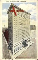 New York City, Hotel Belmont from 41st to 42nd Streets on Park Avenue