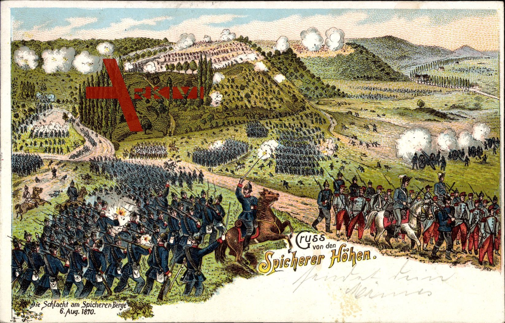 Spicherer Höhen, Schlacht am 6 August 1870, Saarland