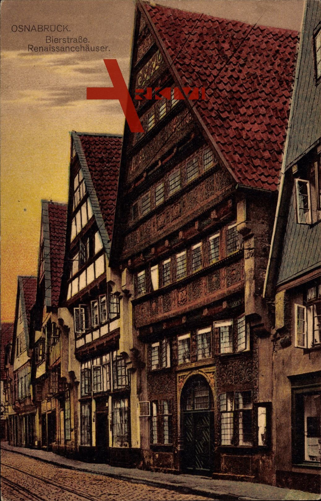 Osnabrück in Niedersachsen, Bierstraße, Renaissancehäuser