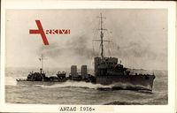 Australisches Kriegsschiff, Anzac, 1916