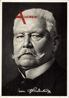 Generalfeldmarschall Paul von Hindenburg, Reichspräsident, Stengel