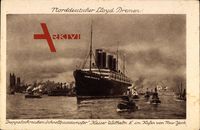 Norddeutscher Lloyd Bremen, Dampfschiff Kaiser Wilhelm II., New York