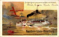 Norddeutscher Lloyd Bremen, Dampfschiff Prinz Heinrich, Nordsee Linie