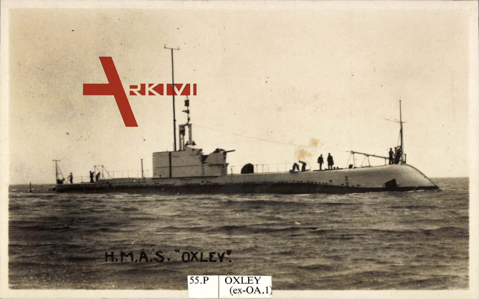 Australisches U Boot, HMAS Oxley, Royal Australian Navy, Ex OA 1