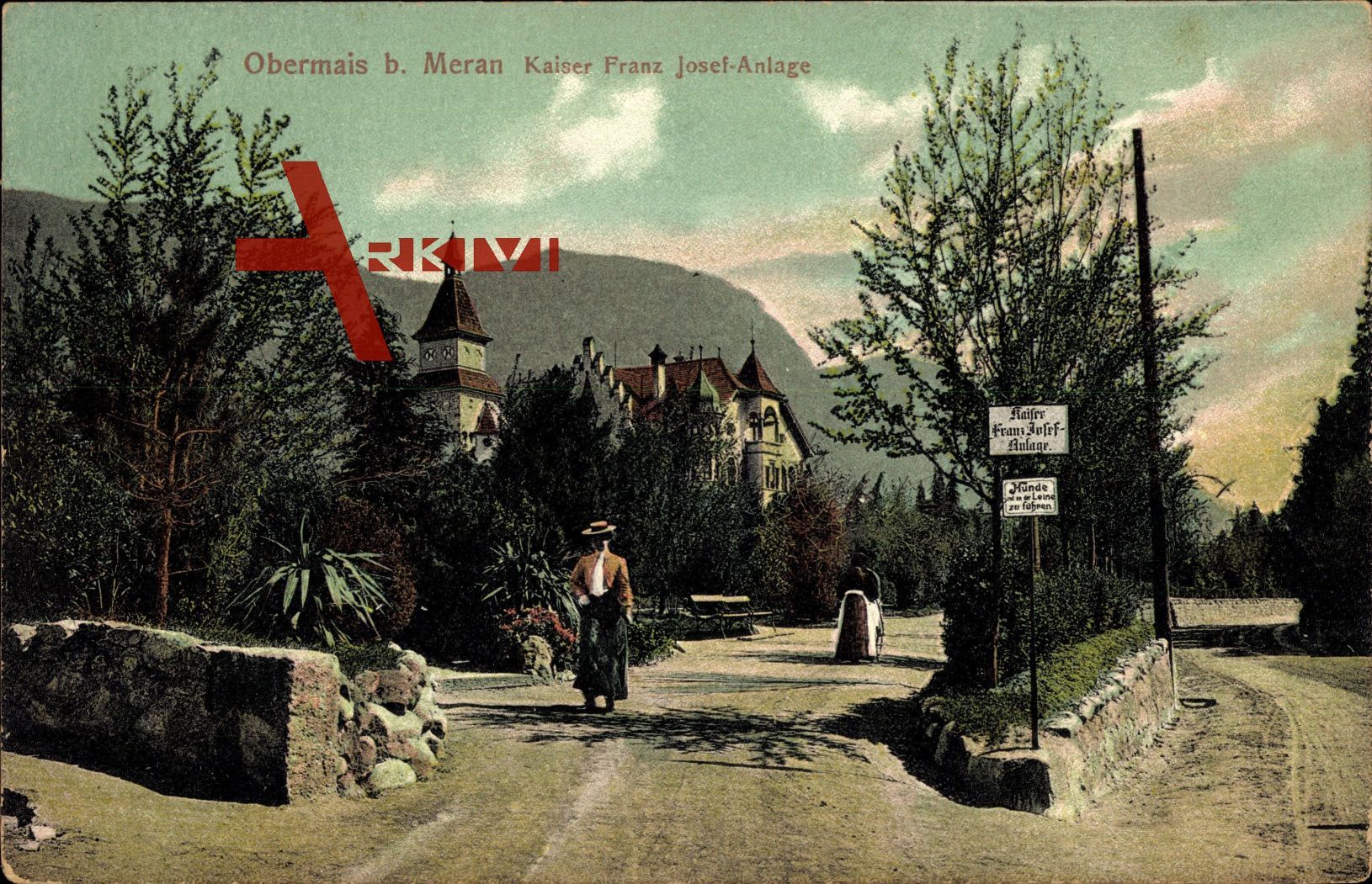 Obermais Merano Meran Südtirol, Kaiser Franz Josef Anlage