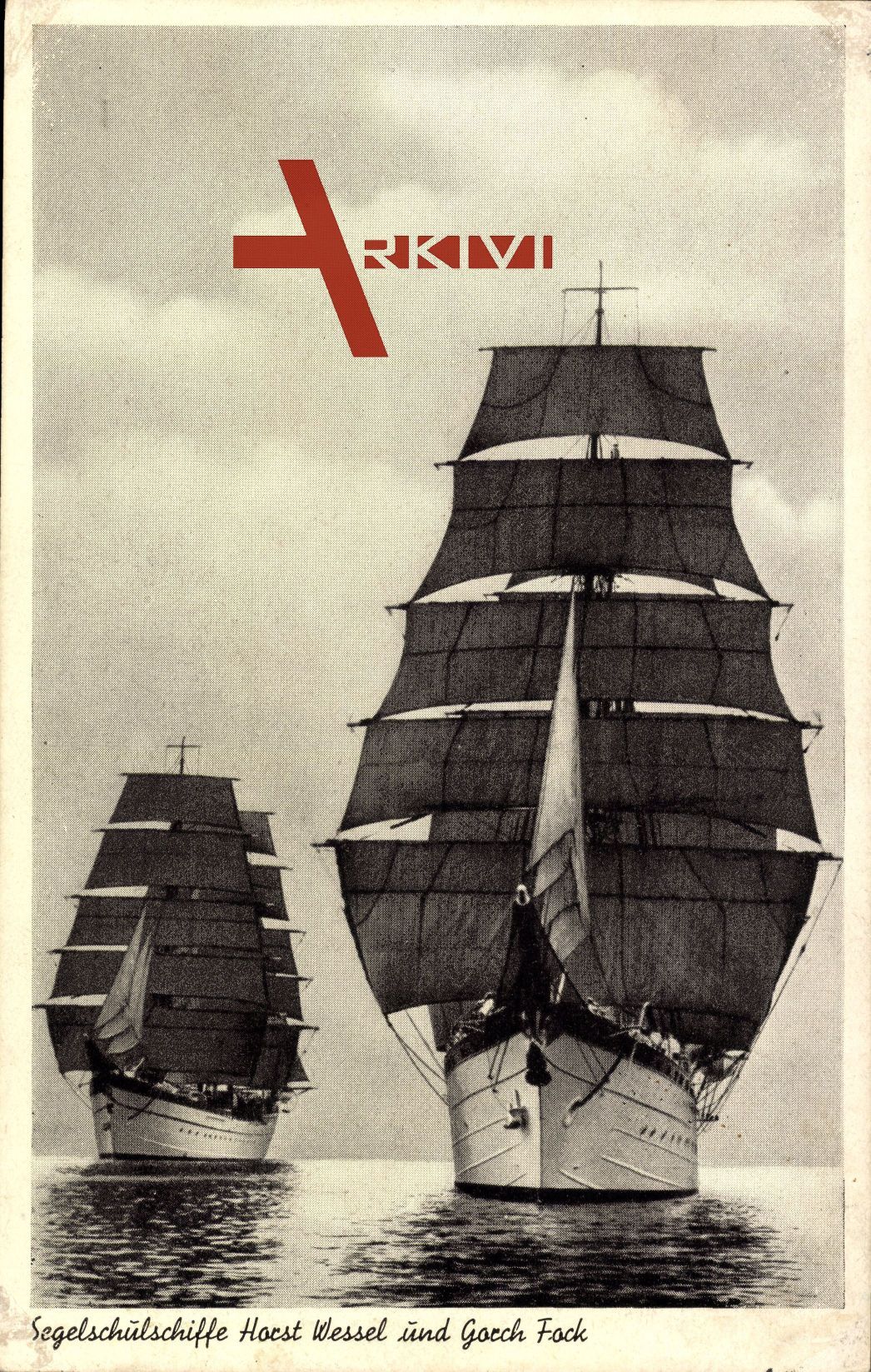 Segelschulschiffe Horst Wessel und Gorch Fock, Kriegsmarine
