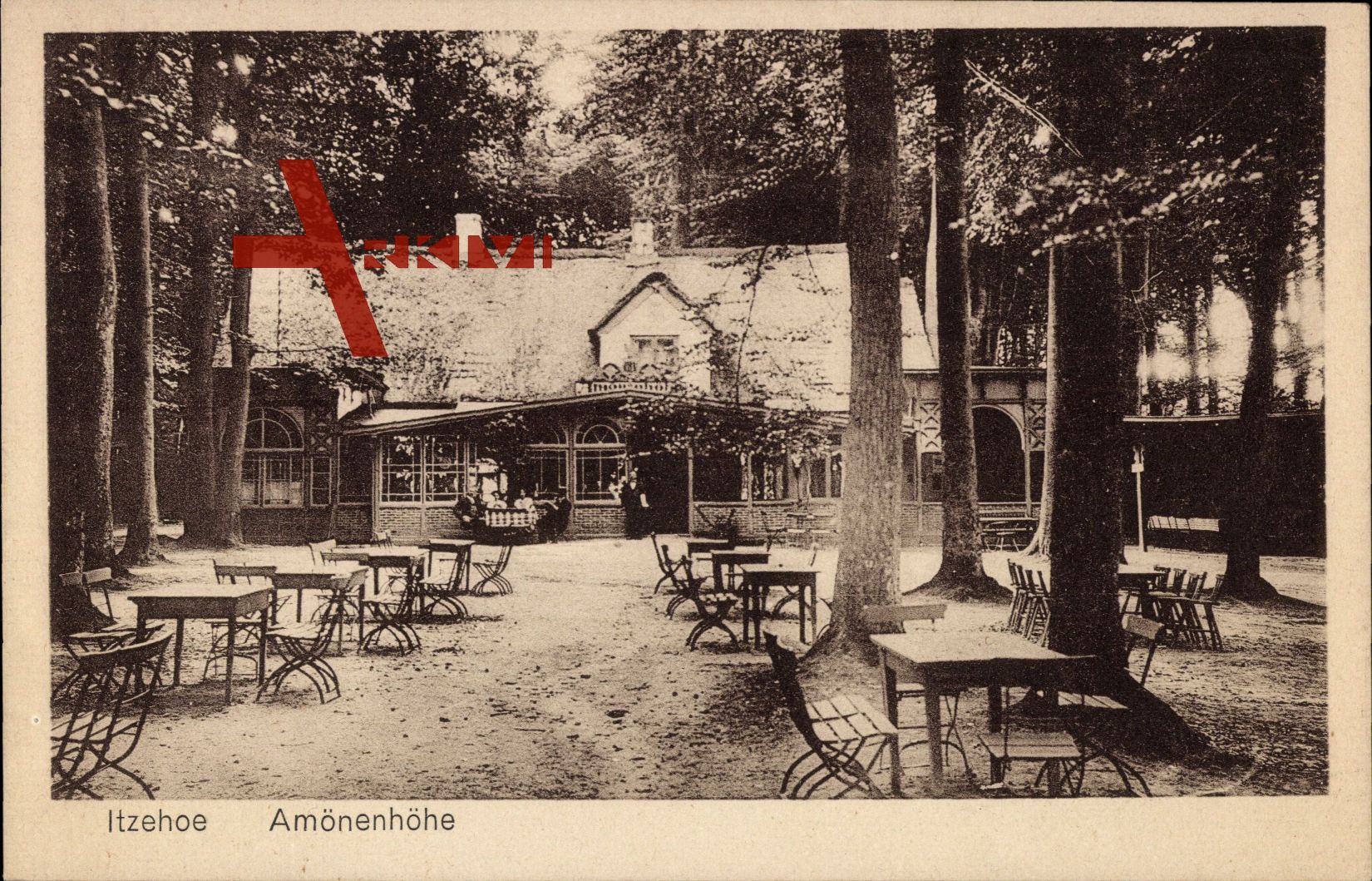 Itzehoe in Schleswig Holstein, Partie an der Amönenhöhe