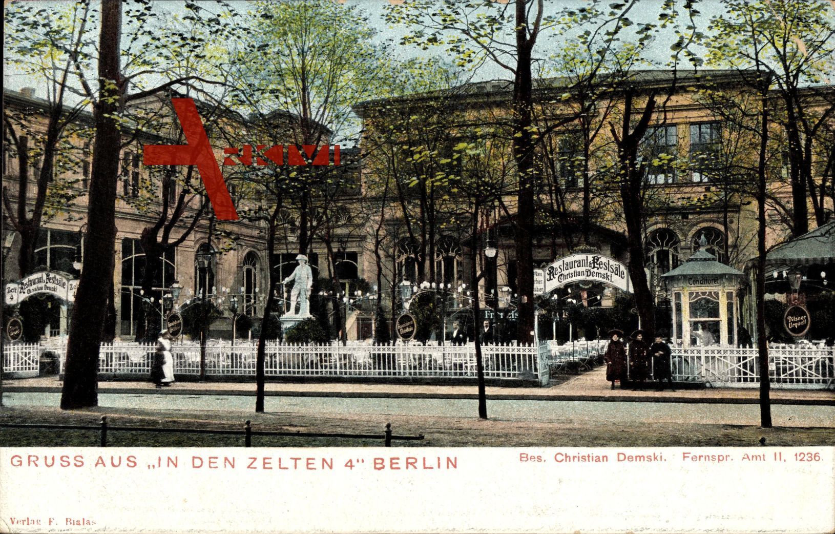 Berlin Tiergarten, In den Zelten 4, Gasthaus von Christian Demski