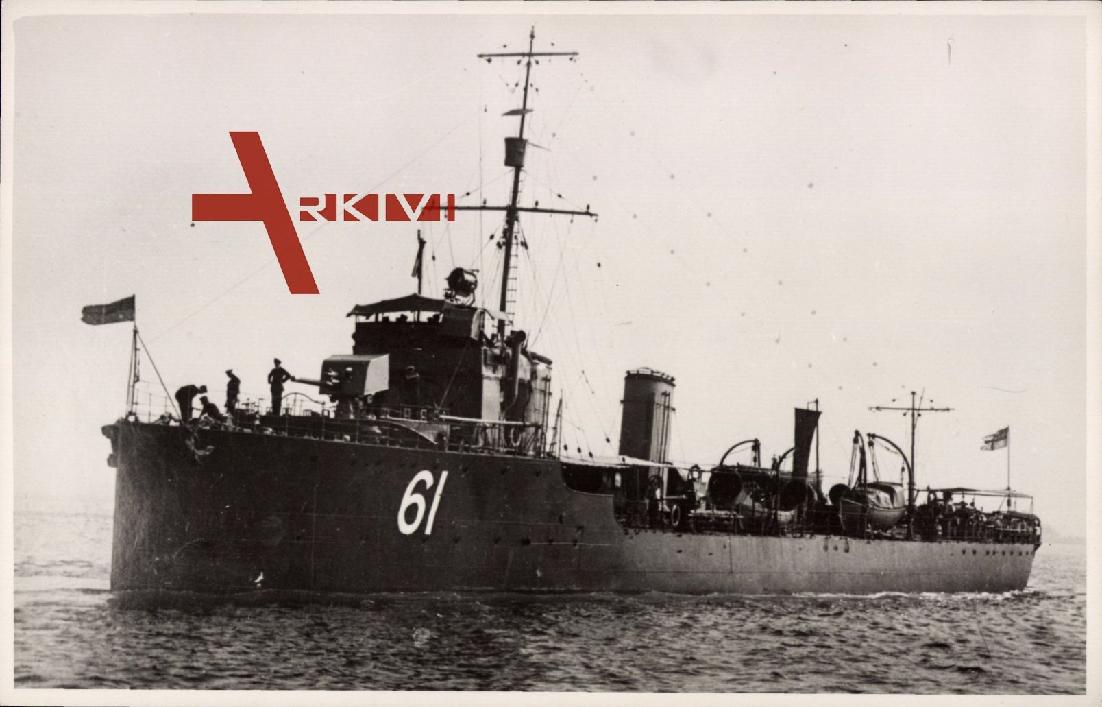 Australisches Kriegsschiff Swasa 61 auf hoher See