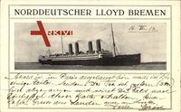 Norddeutscher Lloyd Bremen, Dampfschiff in Fahrt