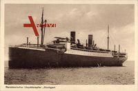 Dampfschiff Stuttgart, Norddeutscher Lloyd Bremen, In Fahrt