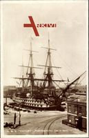 Britisches Kriegsschiff, HMS Victory, Portsmouth, Segelschiff