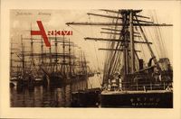 Hamburg, Indiahafen, Segelschiffe vor Anker, Peiho