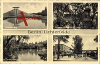 Berlin Steglitz Lichterfelde, Lilienthalberg, Kirche,Karpfenteichpark,Bahnhof
