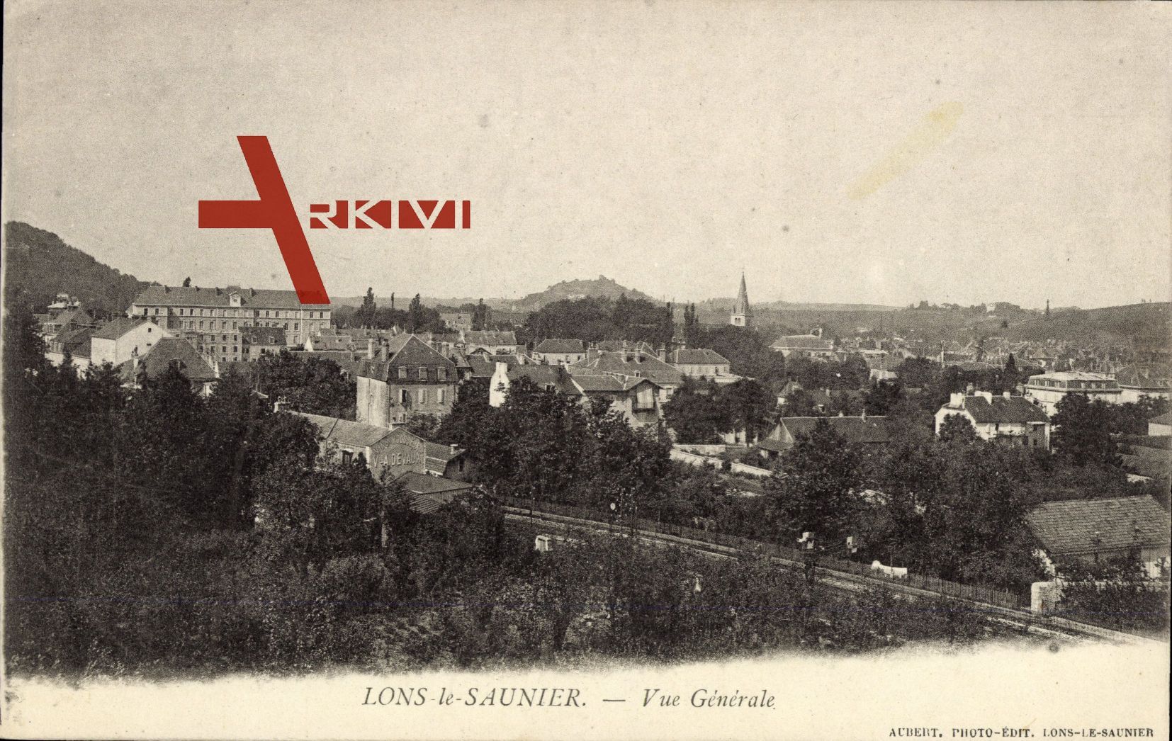 Lons le Saunier Jura, vue générale de la ville