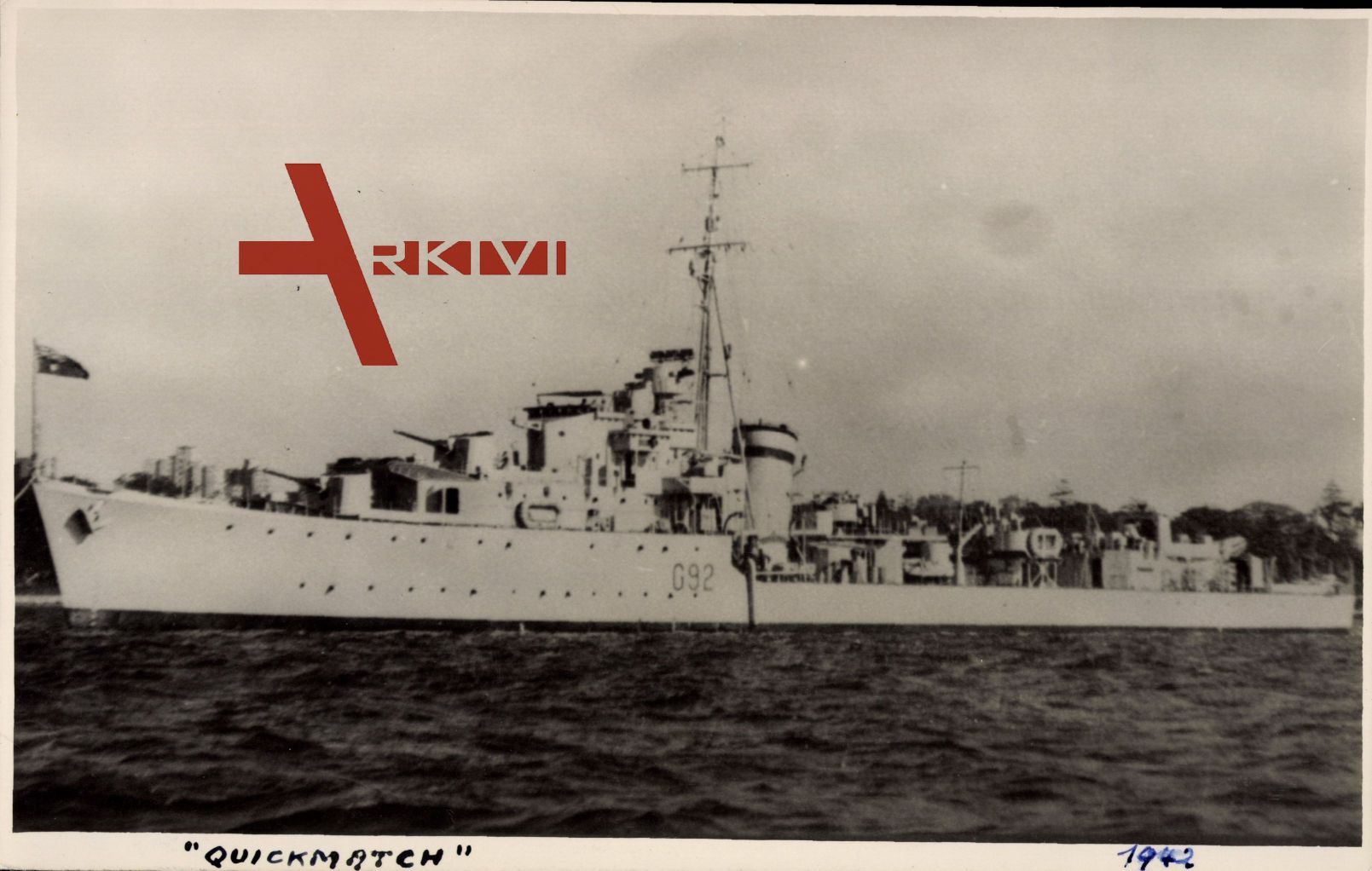Australisches Kriegsschiff, HMAS Quickmatch, G 92, 1942