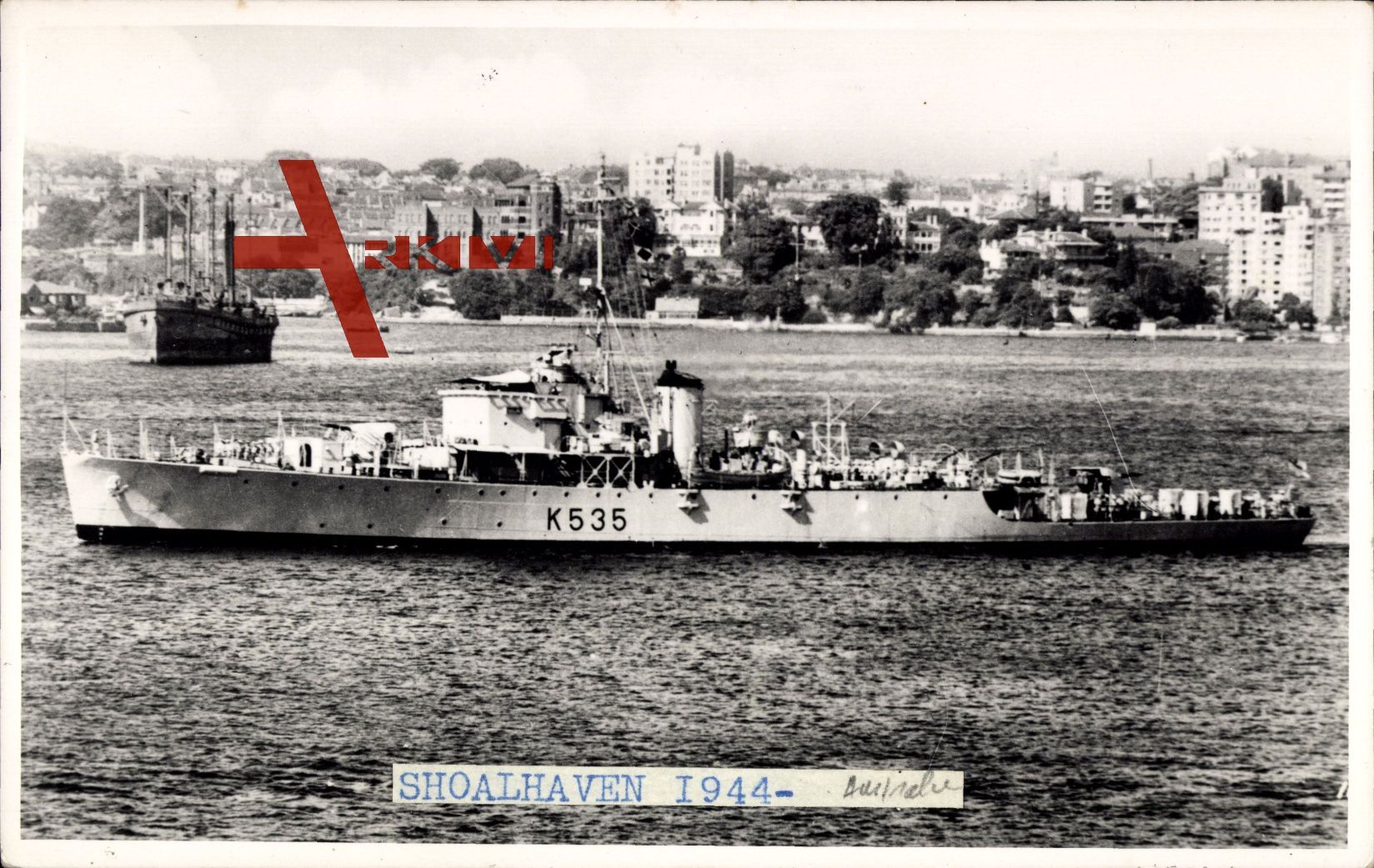 Australisches Kriegsschiff, HMAS Shoalhaven, K 535, 1944