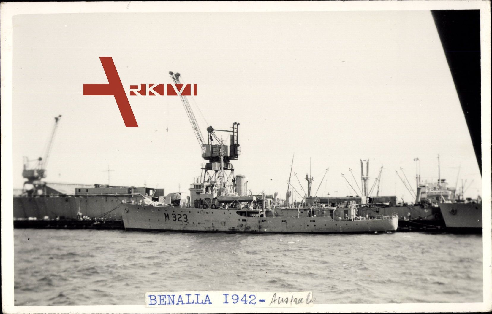 Australisches Kriegsschiff, HMAS Benalla, M 323, 1942
