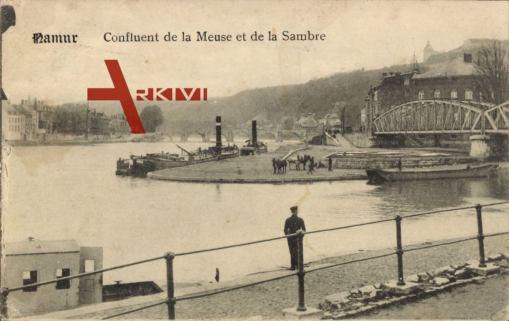 Namur Belgien, Confluent de la meuse et de la Sambre