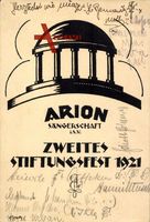 Studentika Arion Sängerschaft i.S.V. Zweites Stiftungsfest 1921